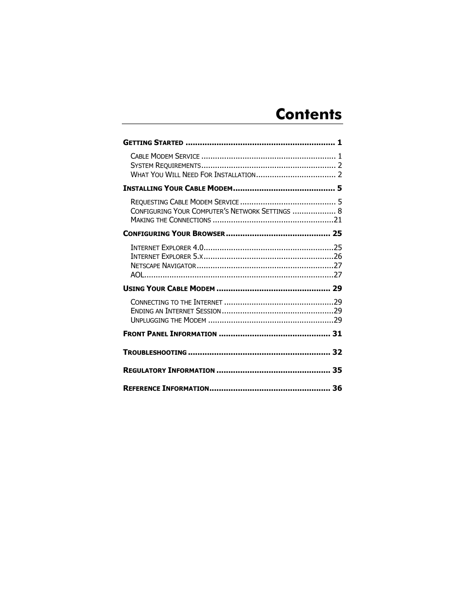 Zoom 10BaseT User Manual | Page 3 / 40