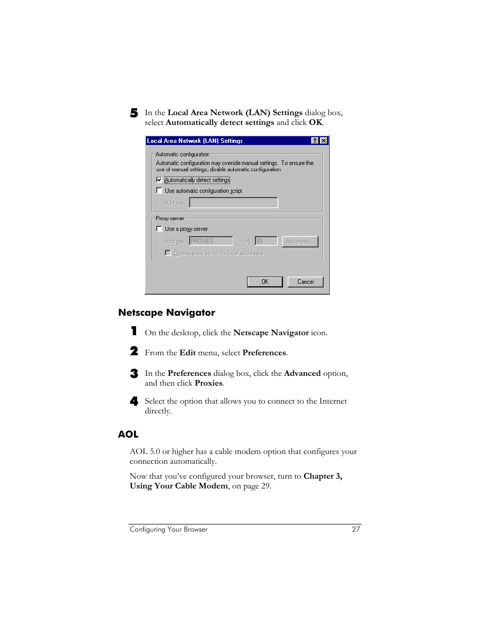 Etscape, Avigator | Zoom 10BaseT User Manual | Page 31 / 40