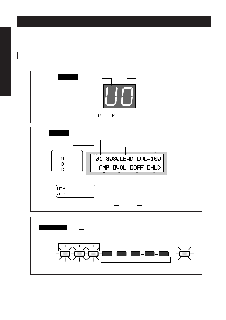 Trying out a patch, Indications in play mode, Play mode operation) | Zoom 8080 User Manual | Page 11 / 71