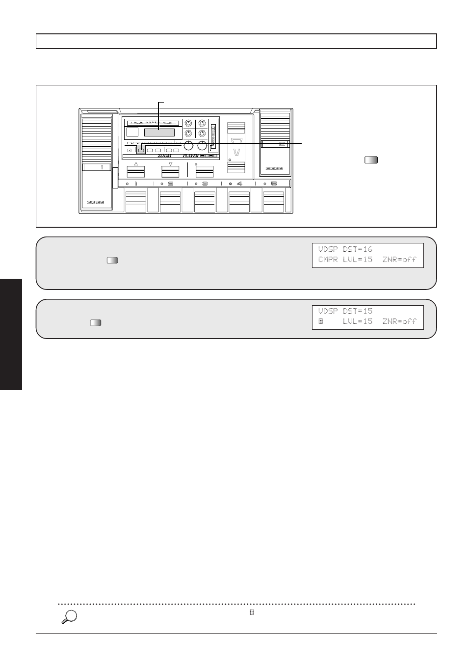 Press the again, 22 advanced operation, The parameters change to the edited status | Zoom 8080 User Manual | Page 23 / 71