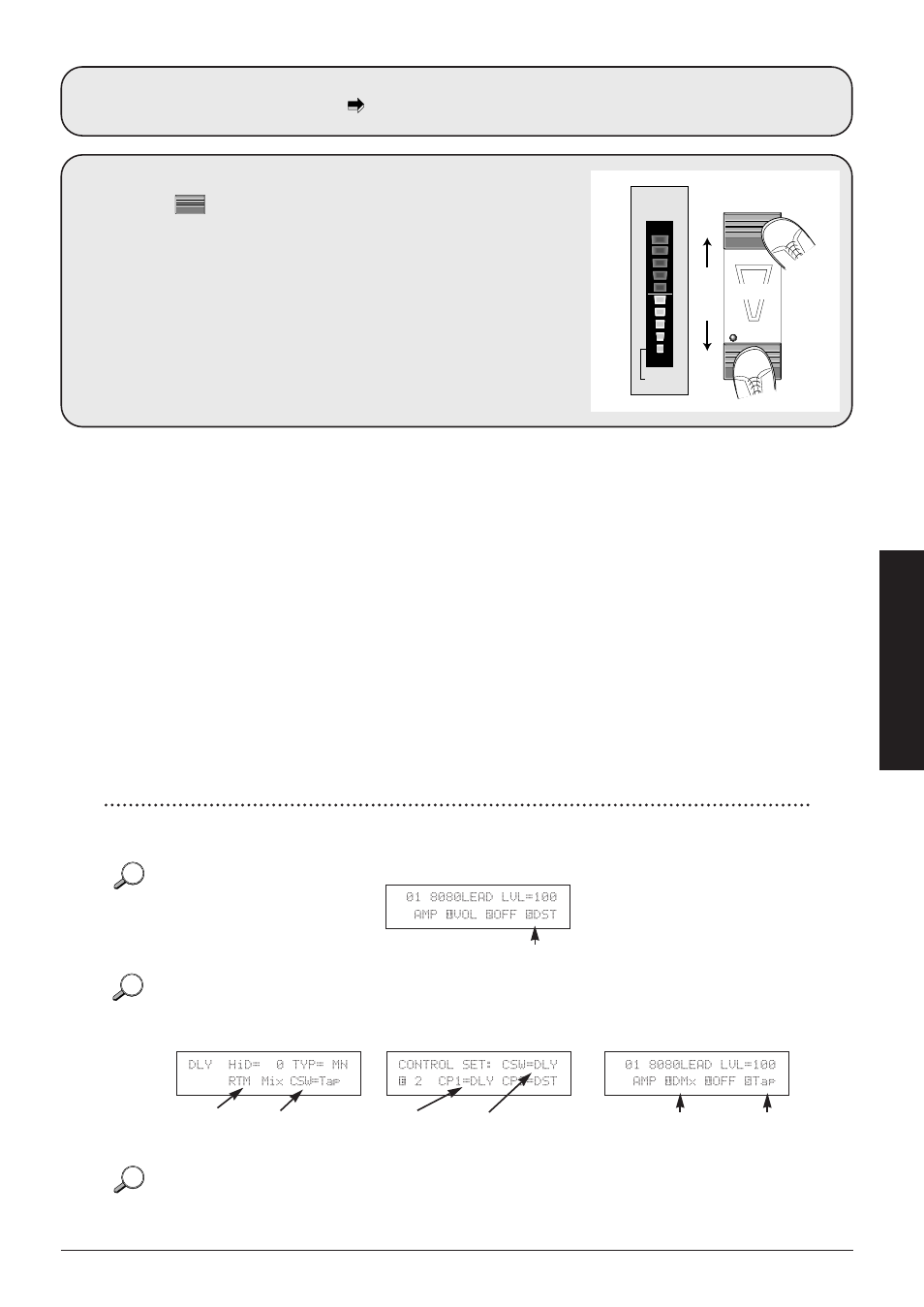 If desired, store the patch, Operate the while playing the instrument | Zoom 8080 User Manual | Page 28 / 71