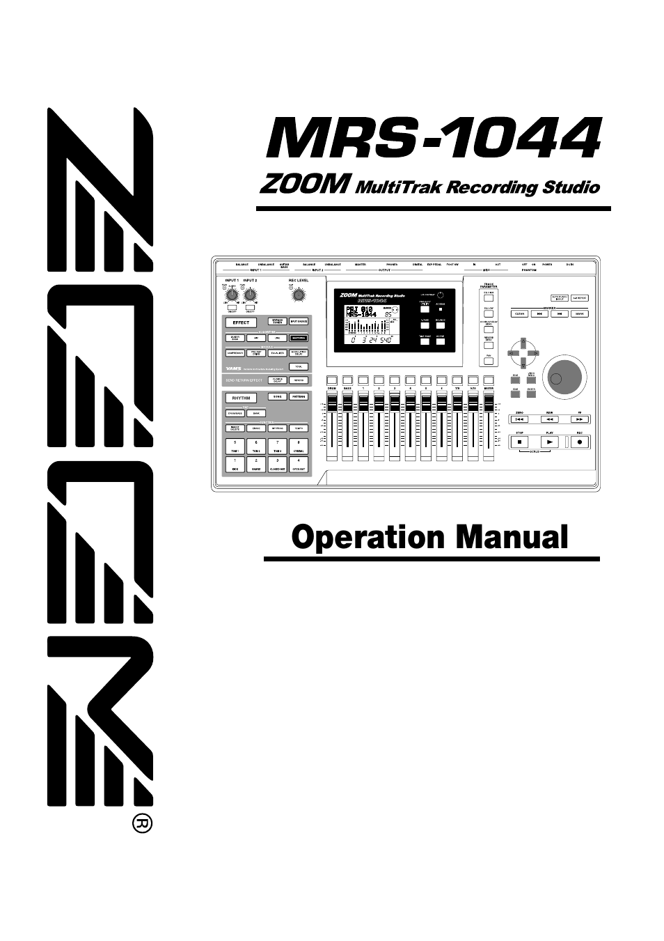 Zoom MRS-1044 User Manual | 120 pages