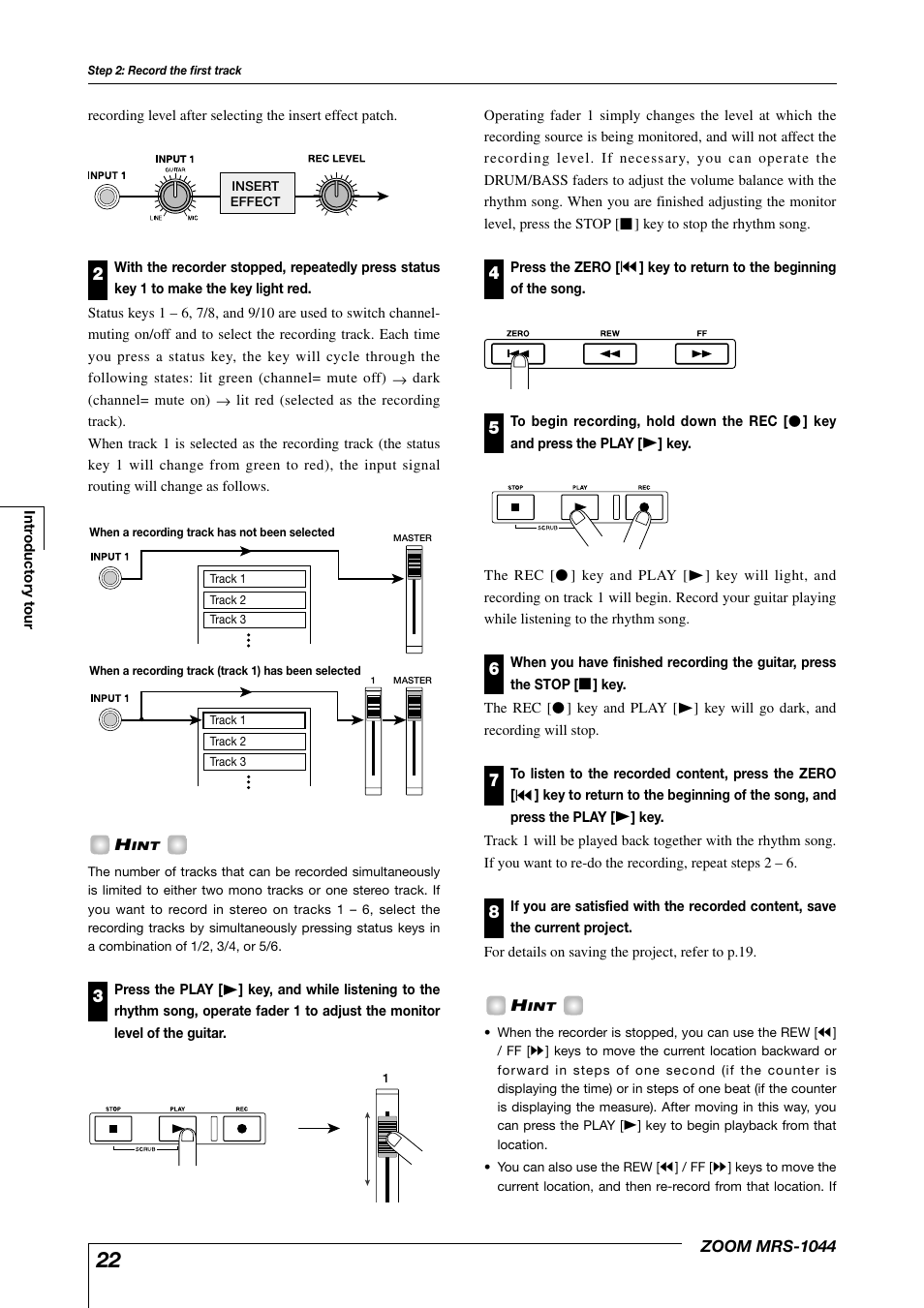 Zoom MRS-1044 User Manual | Page 22 / 120