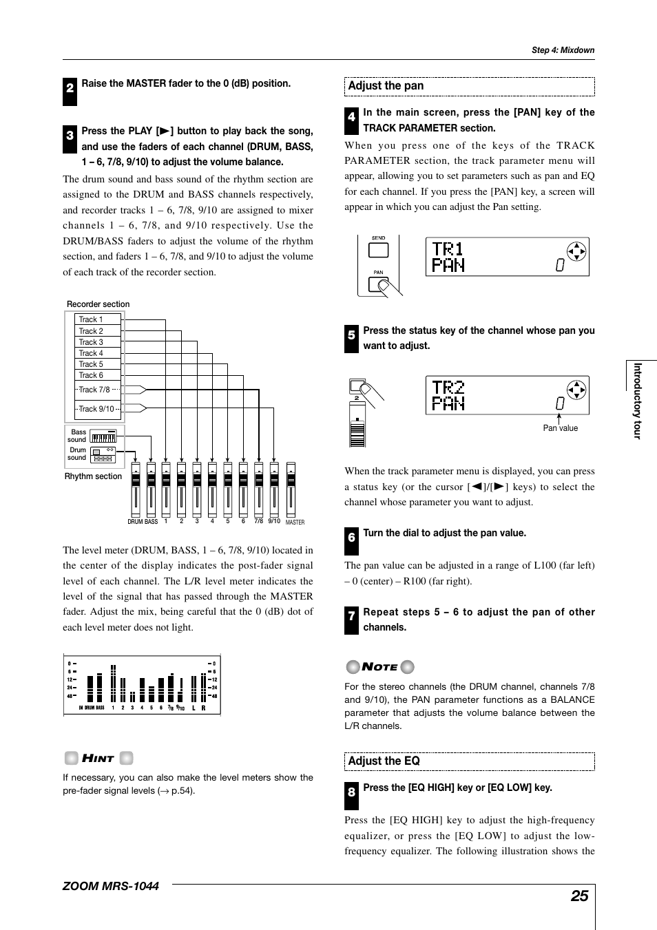 Zoom MRS-1044 User Manual | Page 25 / 120