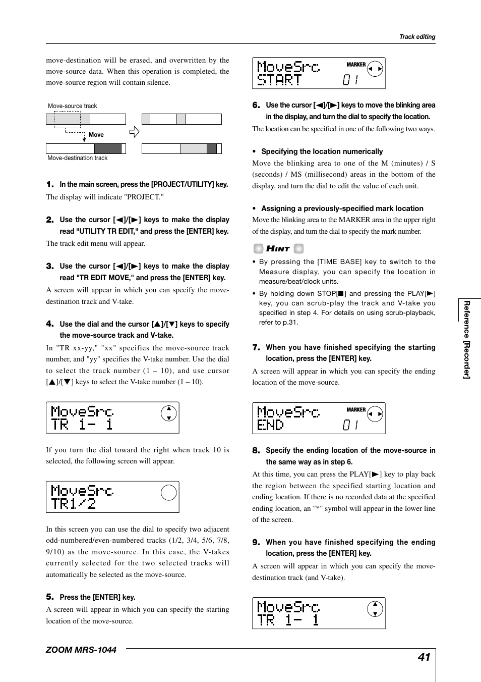 Zoom MRS-1044 User Manual | Page 41 / 120