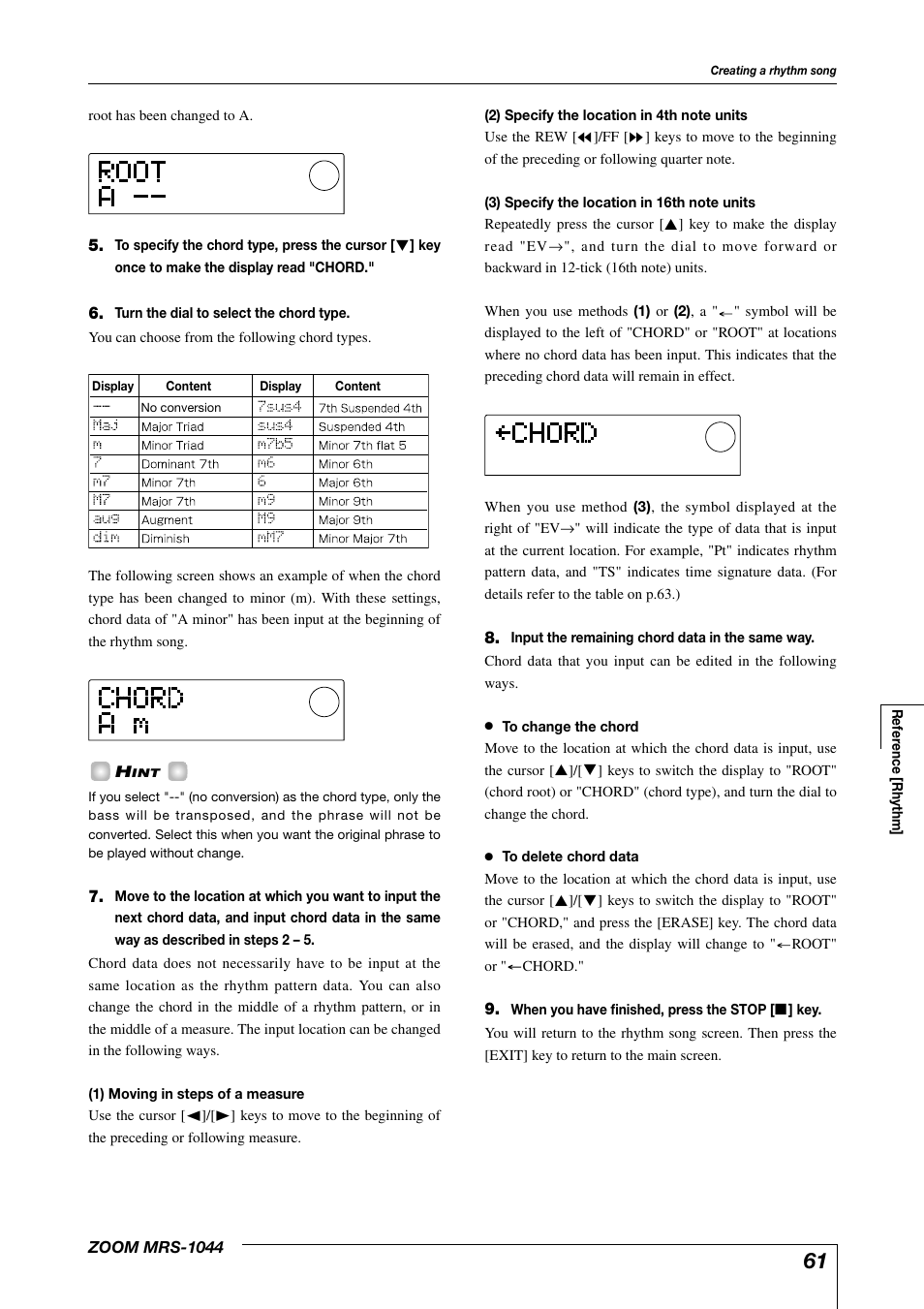 Zoom MRS-1044 User Manual | Page 61 / 120