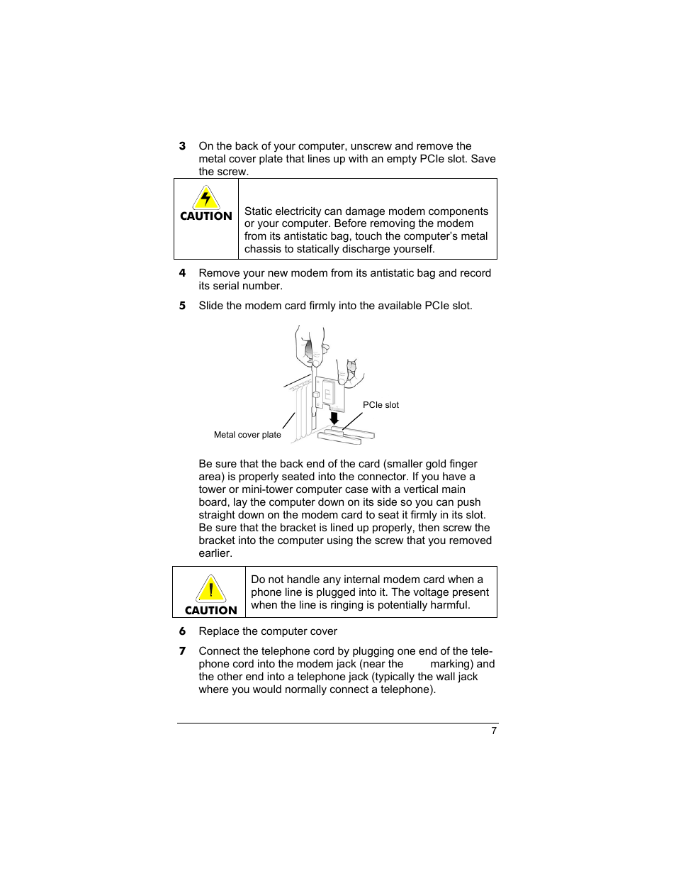 Zoom 3035 User Manual | Page 7 / 33