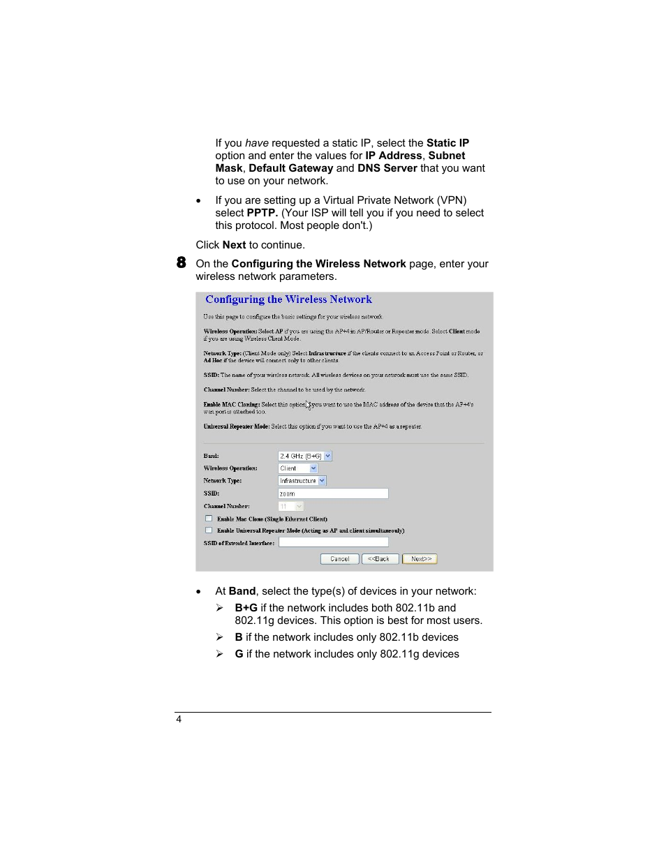 Zoom AP+4 4401A User Manual | Page 4 / 24