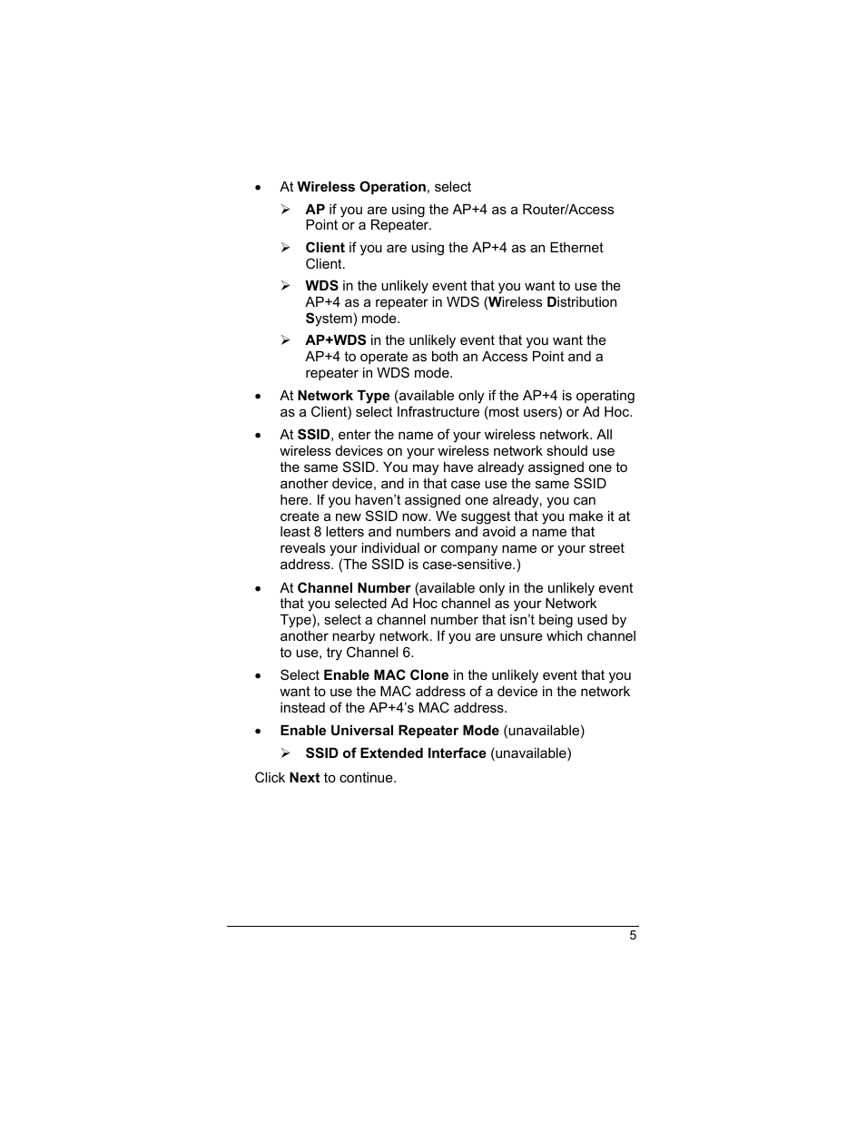Zoom AP+4 4401A User Manual | Page 5 / 24