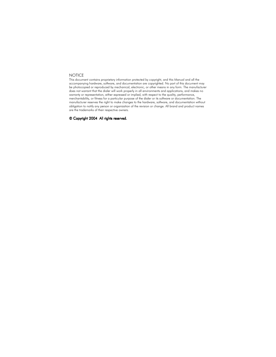 Notice | Zoom Dialer 27 User Manual | Page 2 / 24