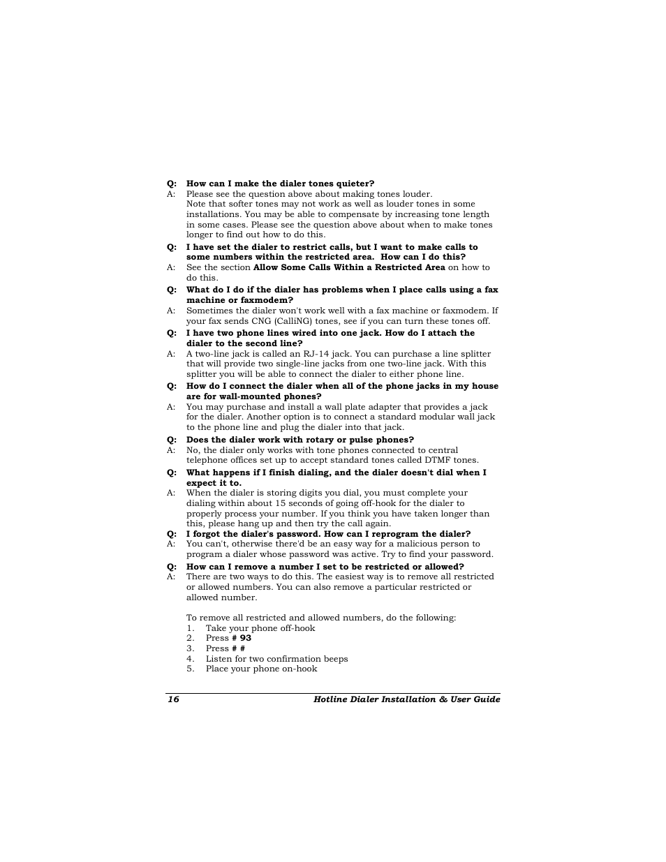 Zoom Dialer 27 User Manual | Page 20 / 24