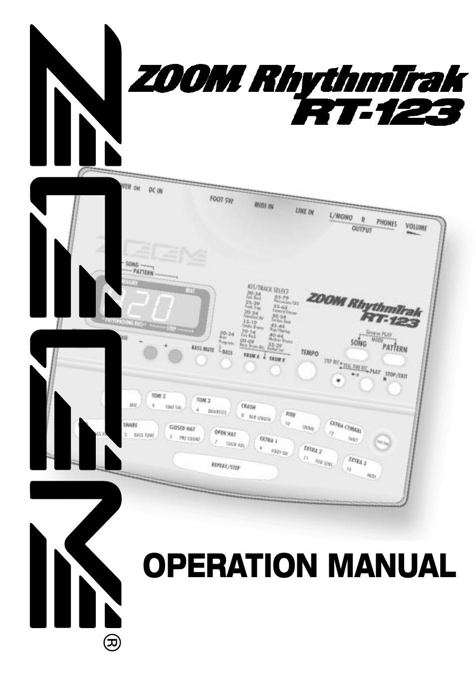 Zoom RT-123 User Manual | 72 pages