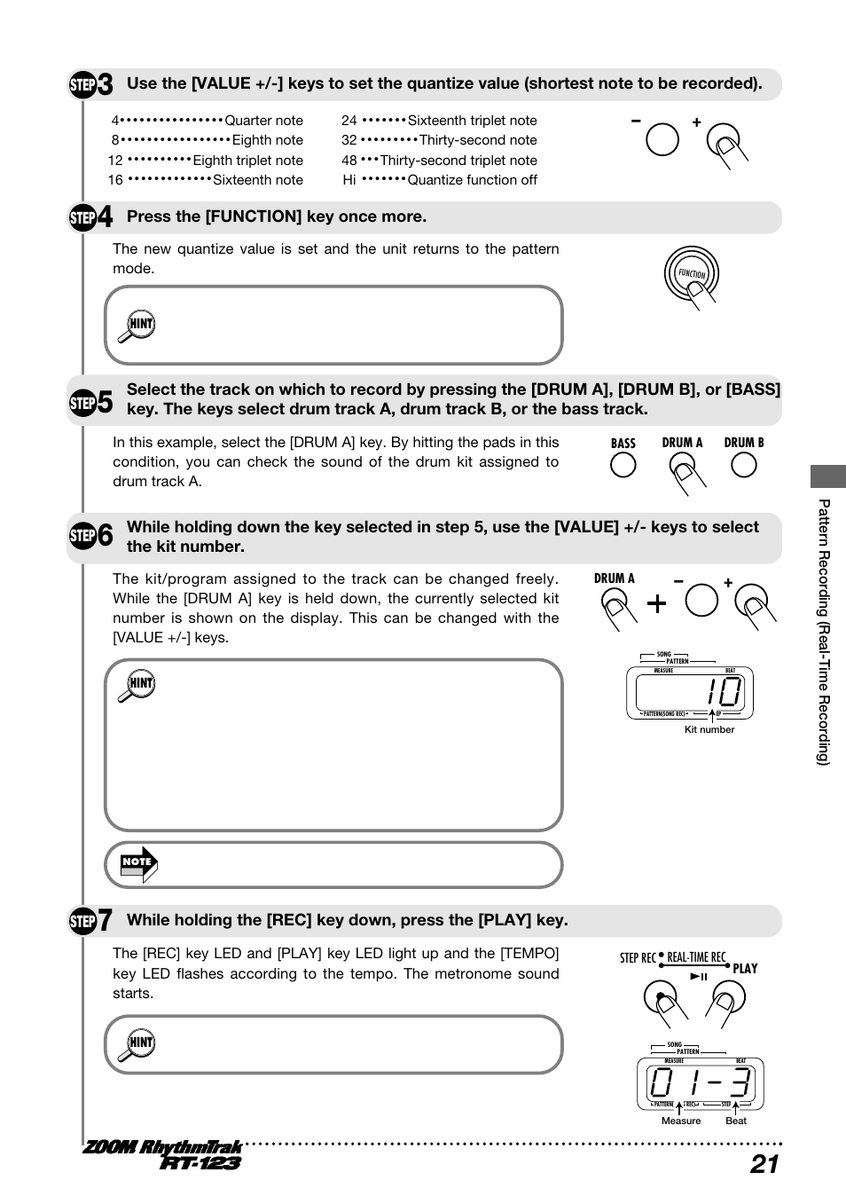 Zoom RT-123 User Manual | Page 21 / 72