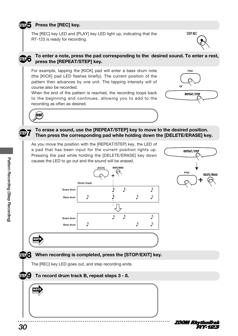 Zoom RT-123 User Manual | Page 30 / 72