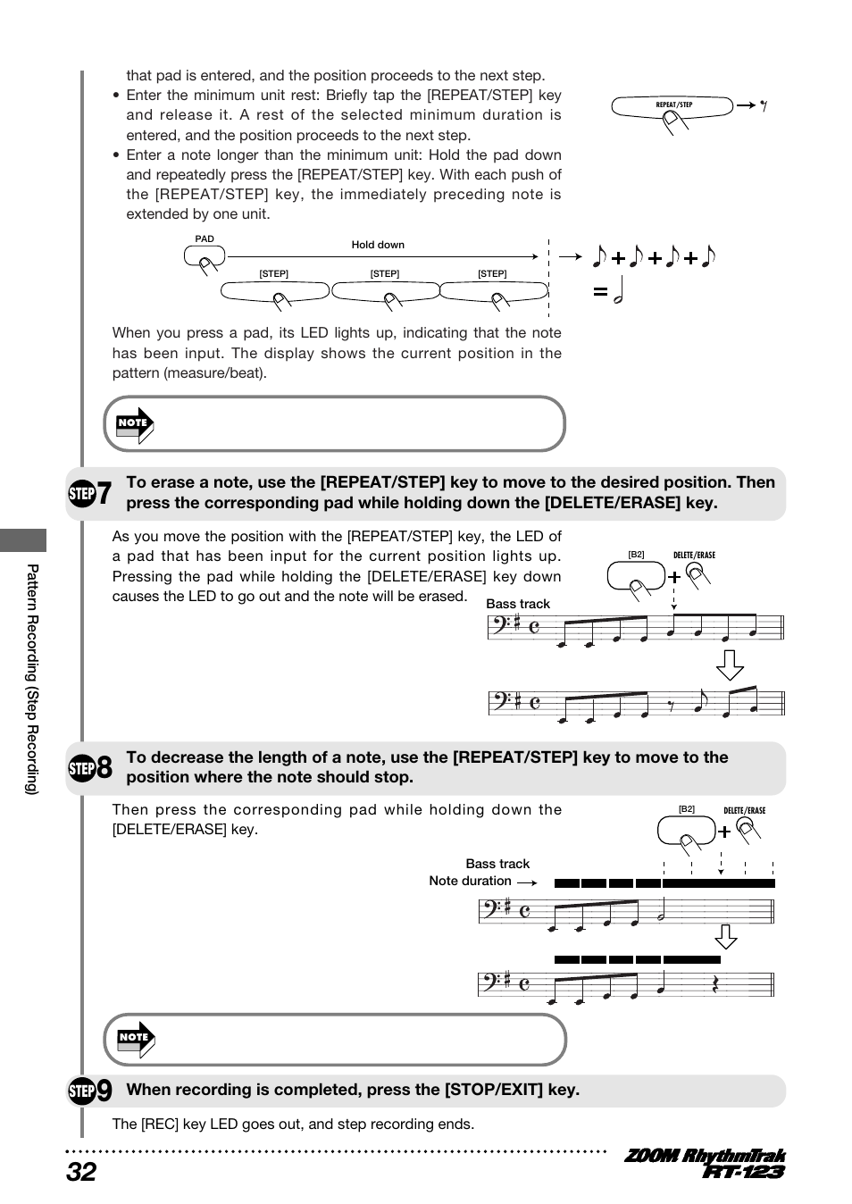 Zoom RT-123 User Manual | Page 32 / 72