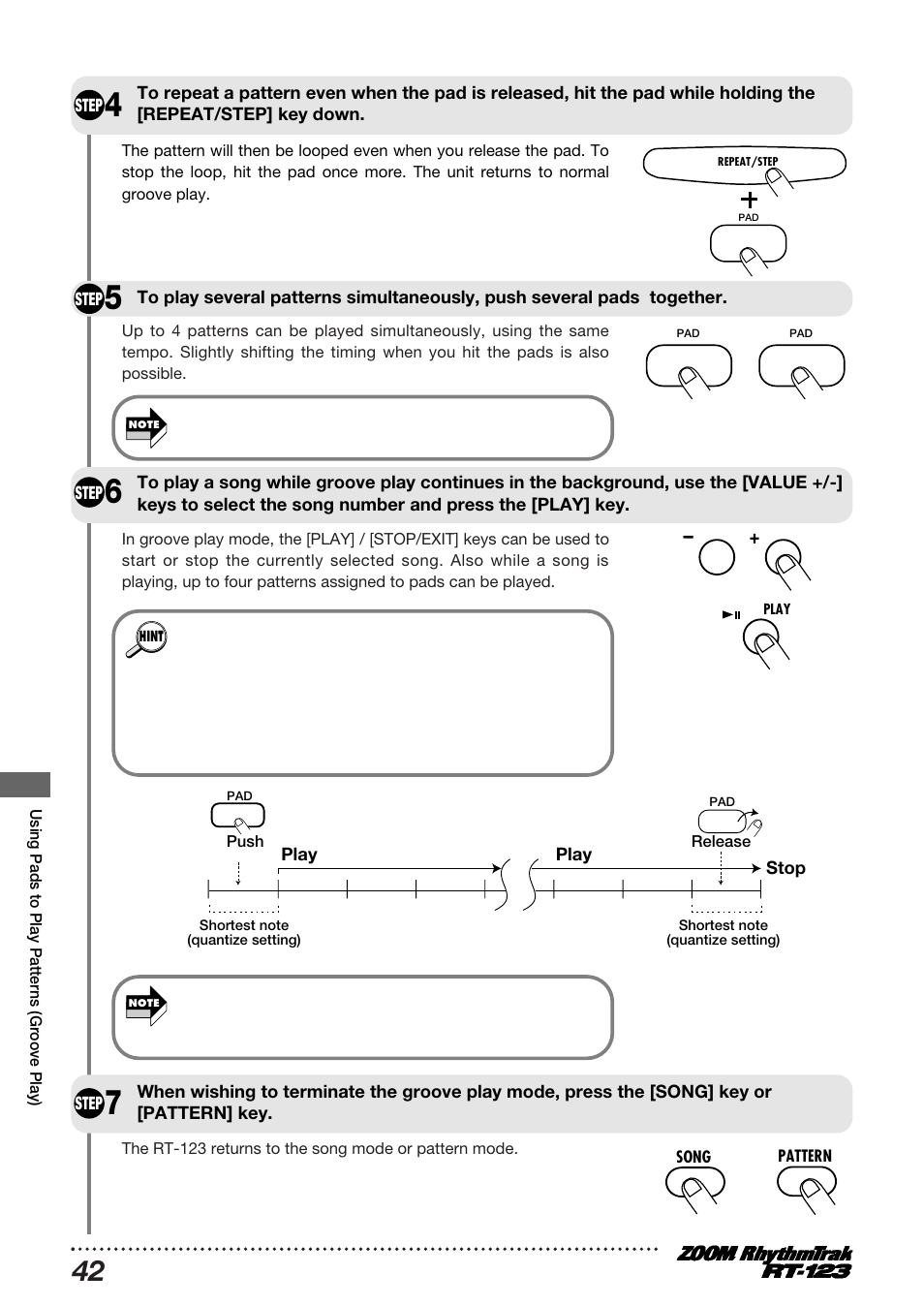 Zoom RT-123 User Manual | Page 42 / 72