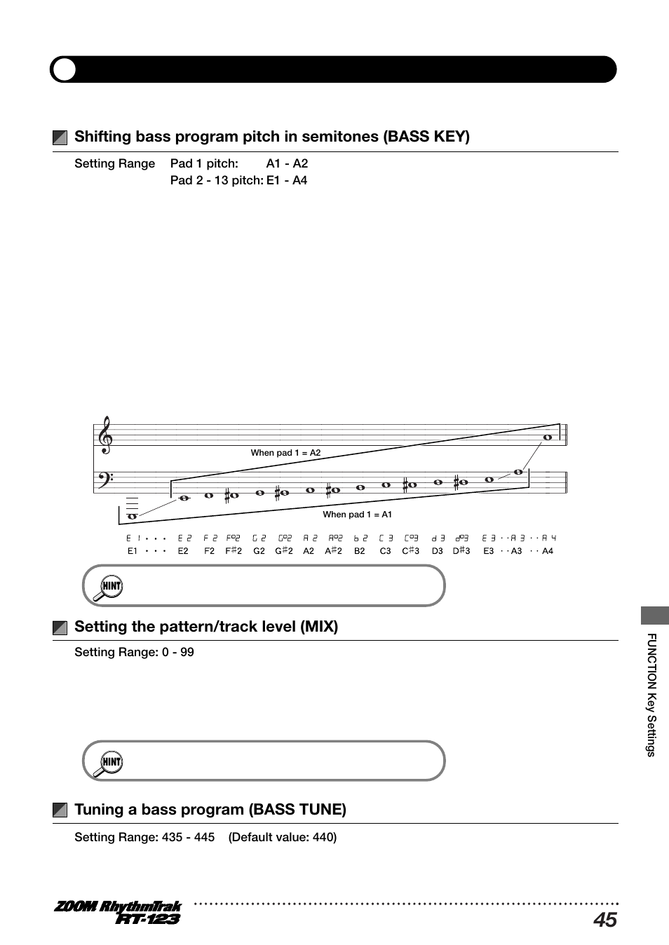 Zoom RT-123 User Manual | Page 45 / 72