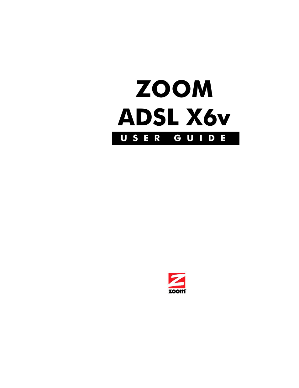 Zoom ADSL X6v User Manual | 166 pages
