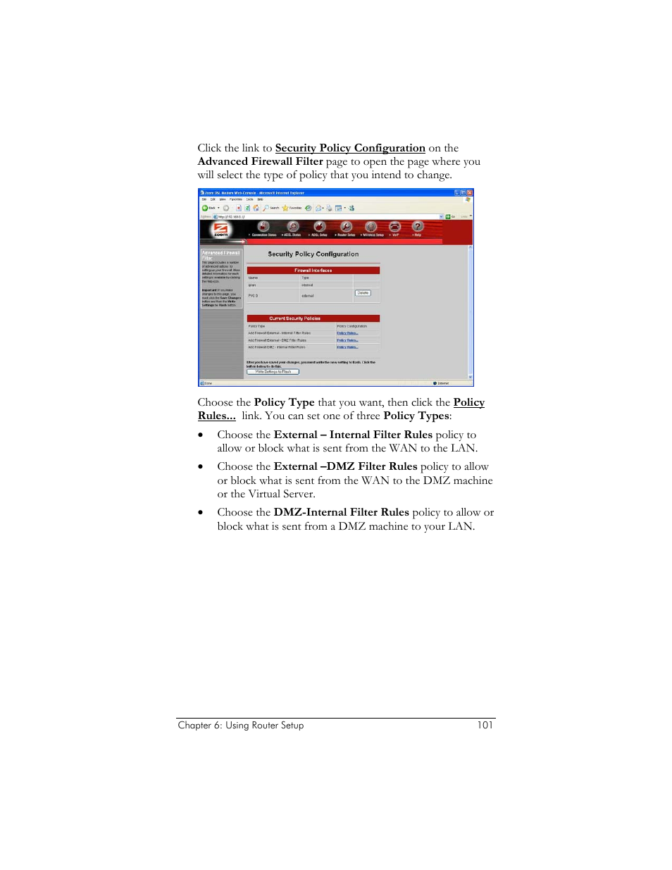 Zoom ADSL X6v User Manual | Page 101 / 166