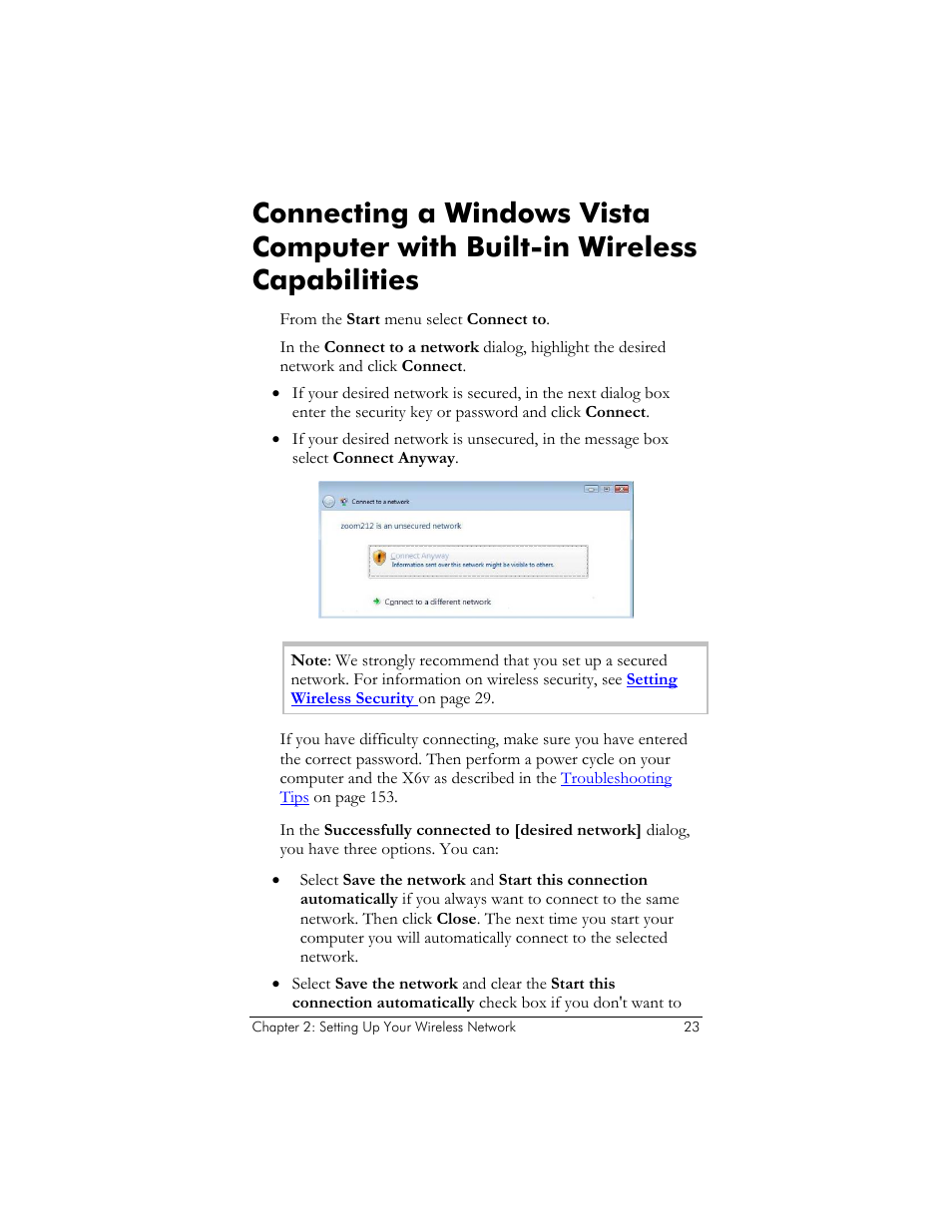 E 23 | Zoom ADSL X6v User Manual | Page 23 / 166