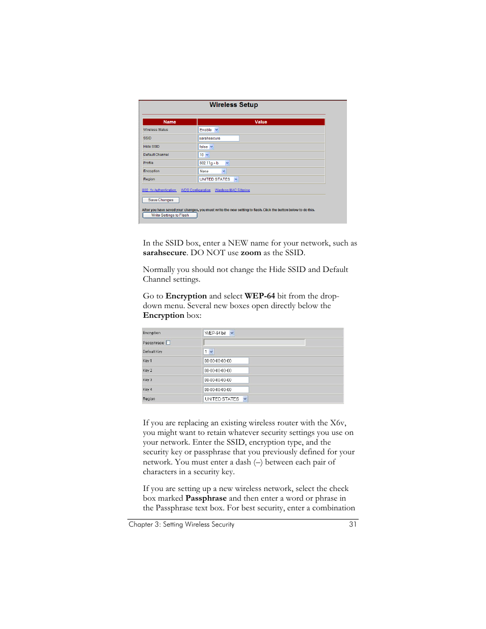 Zoom ADSL X6v User Manual | Page 31 / 166