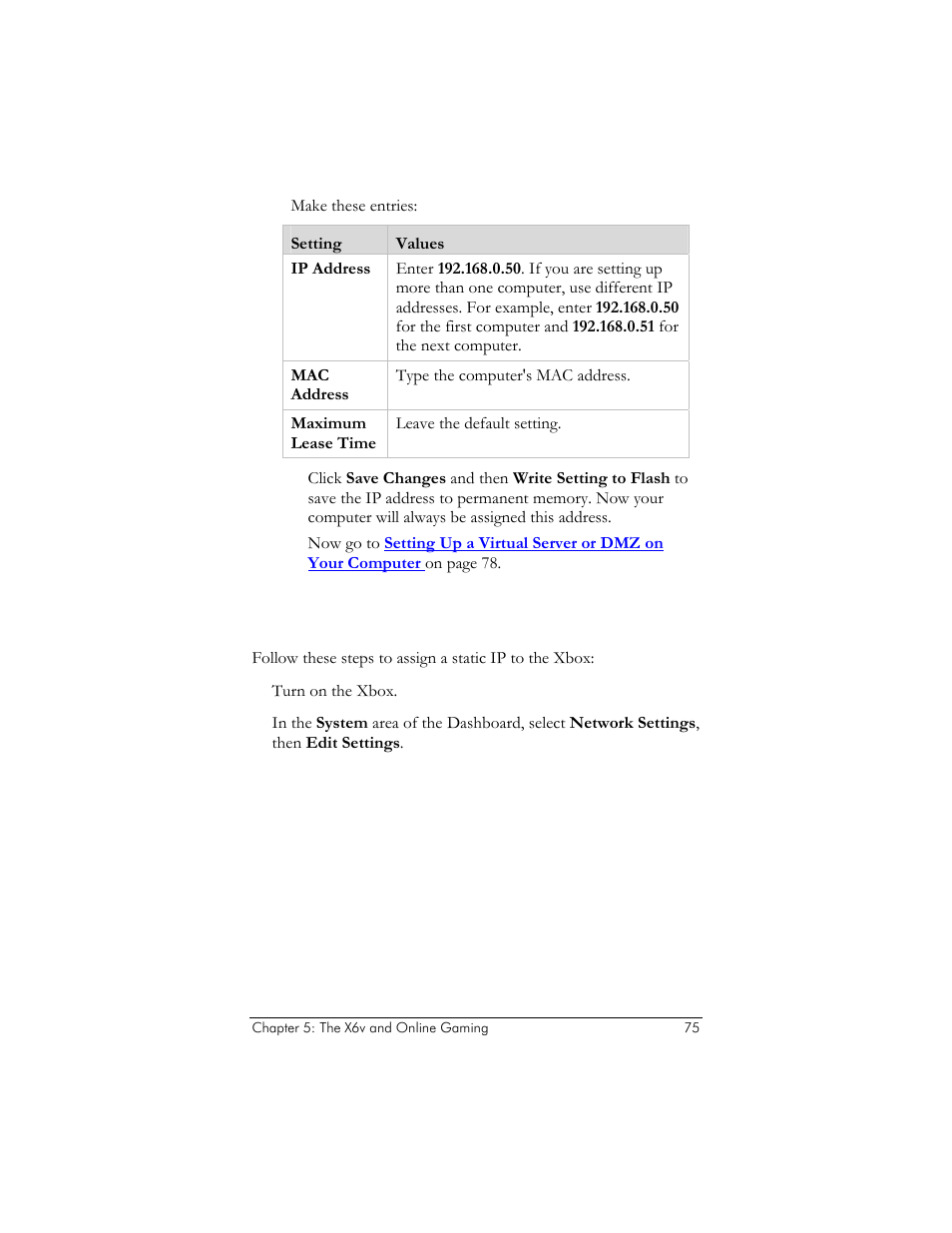 Zoom ADSL X6v User Manual | Page 75 / 166