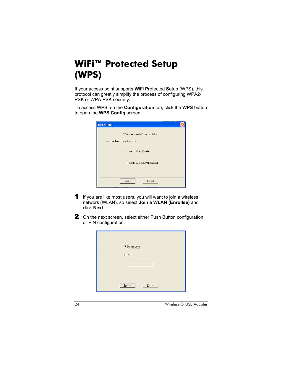 Wifi™ protected setup (wps) | Zoom 4410B User Manual | Page 24 / 50