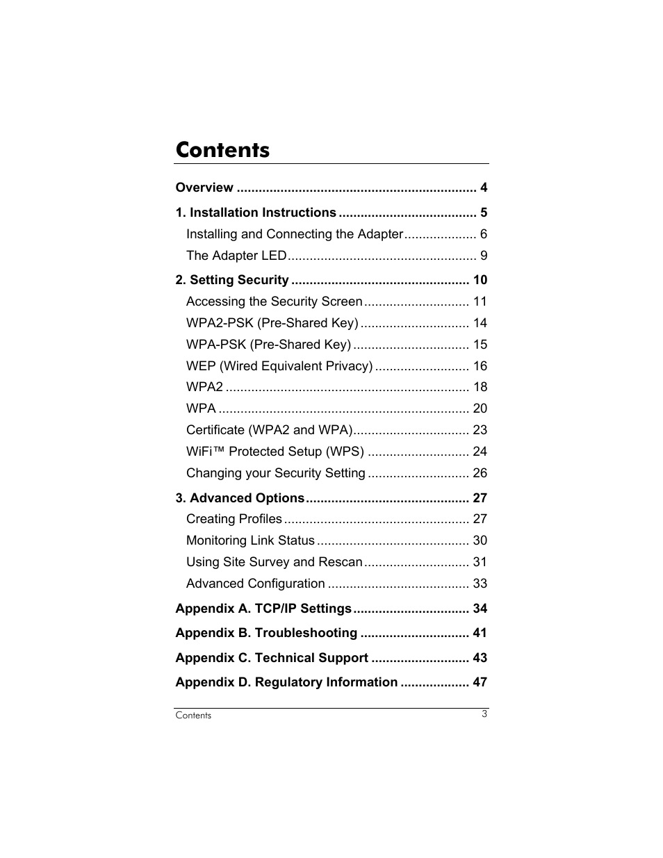 Zoom 4410B User Manual | Page 3 / 50