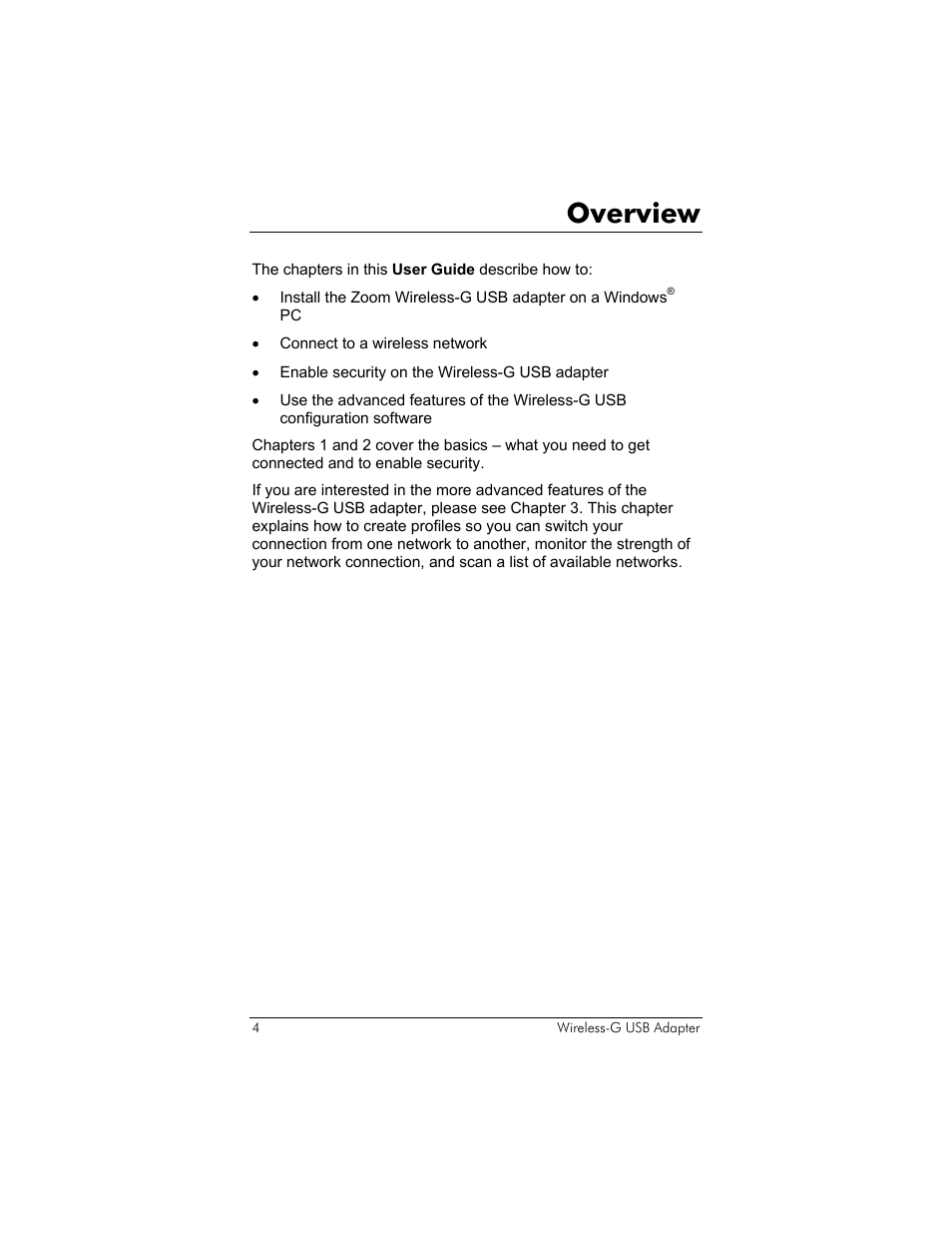 Overview | Zoom 4410B User Manual | Page 4 / 50