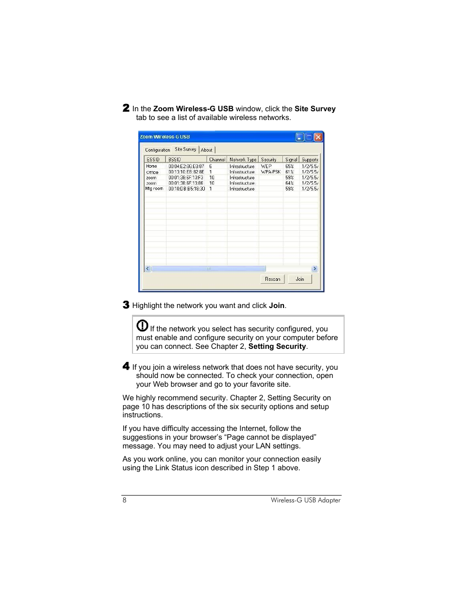 Zoom 4410B User Manual | Page 8 / 50