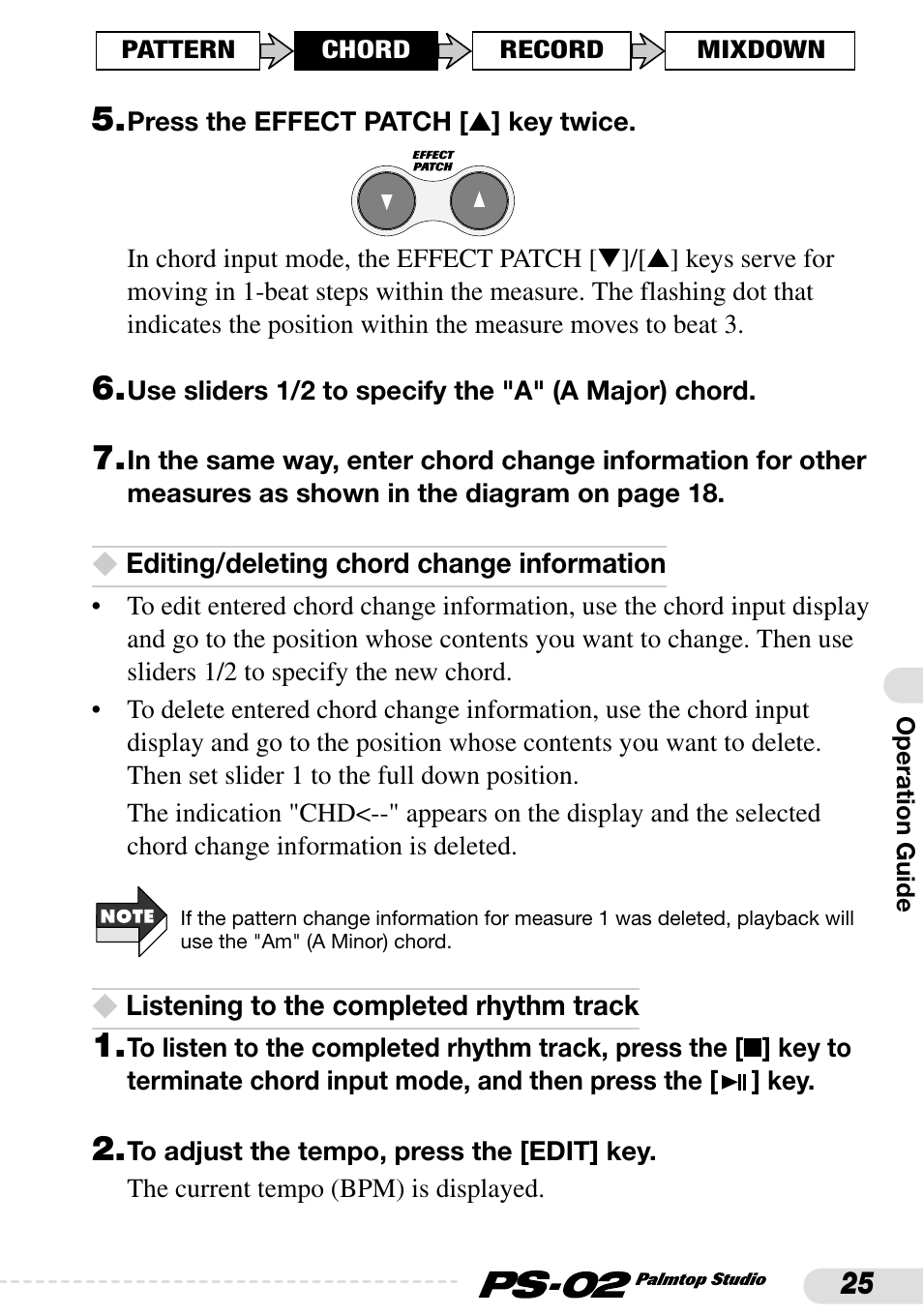 Zoom PS-02 User Manual | Page 25 / 88