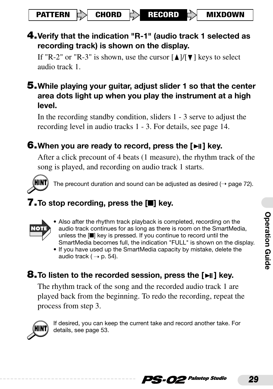 Zoom PS-02 User Manual | Page 29 / 88