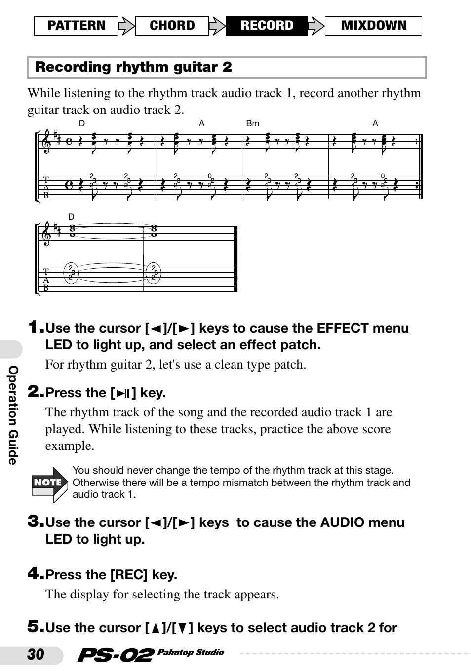 Zoom PS-02 User Manual | Page 30 / 88