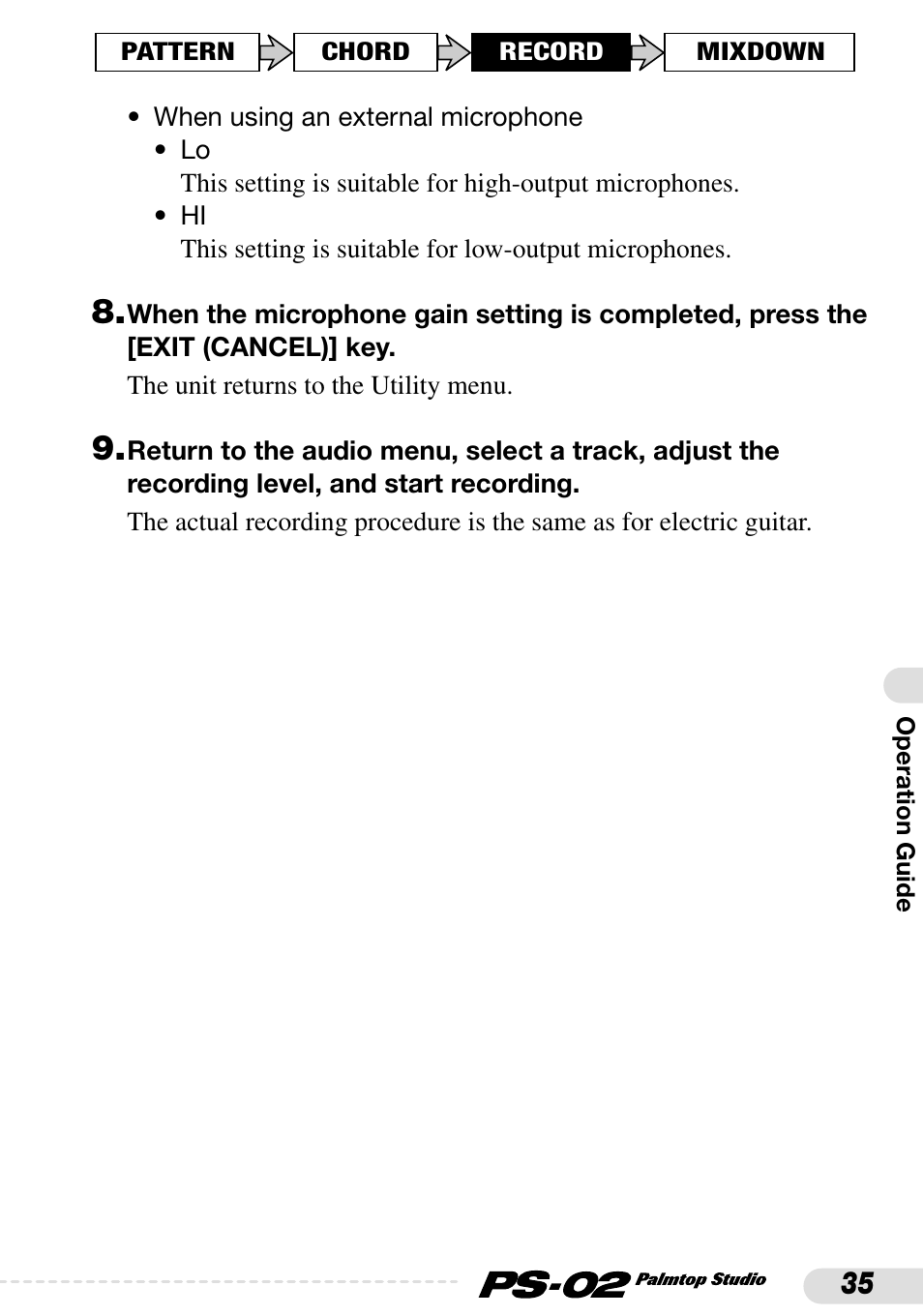 Zoom PS-02 User Manual | Page 35 / 88