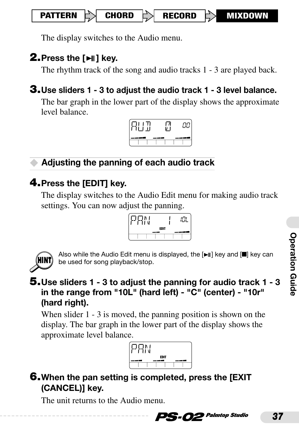 Zoom PS-02 User Manual | Page 37 / 88