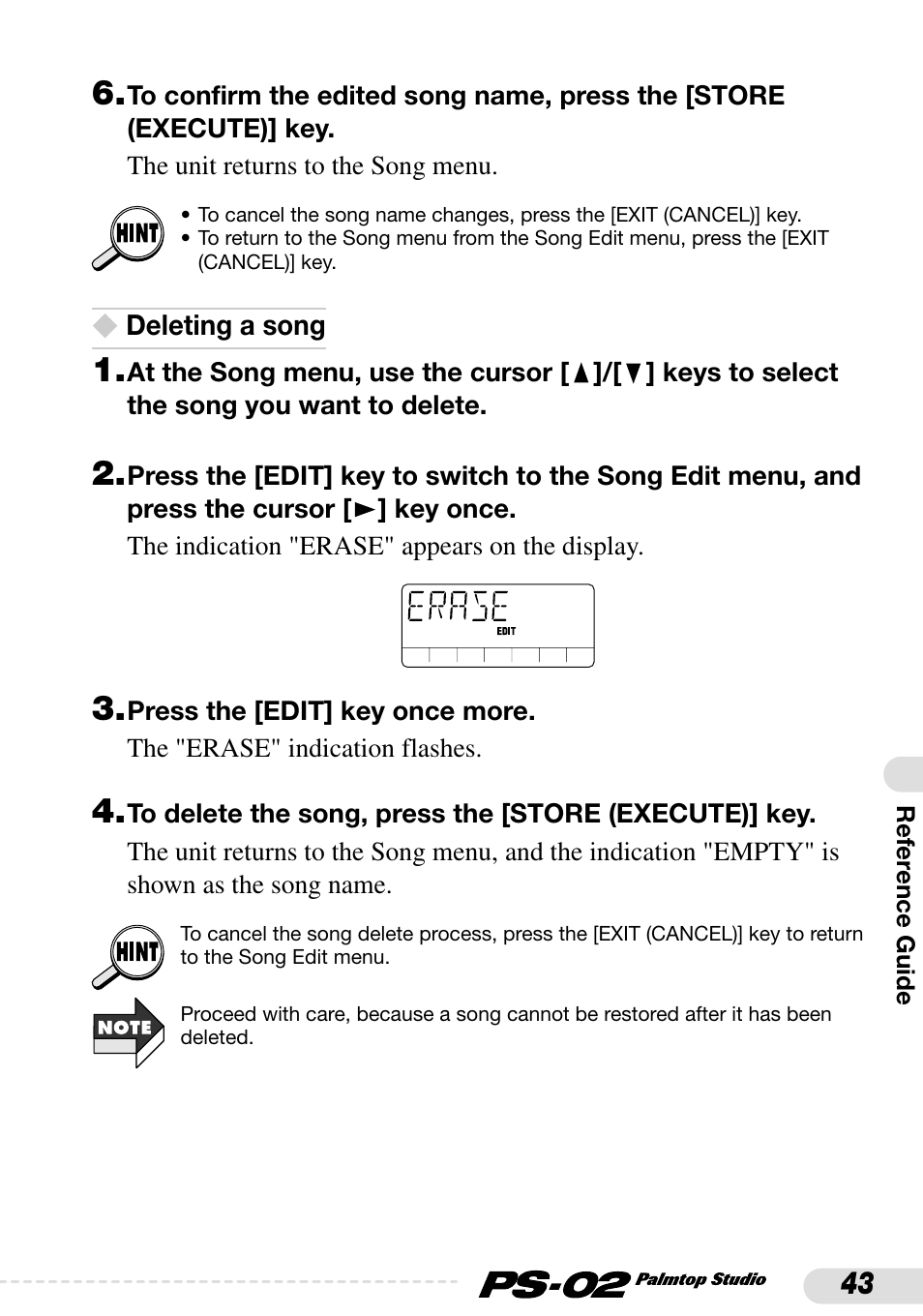 Zoom PS-02 User Manual | Page 43 / 88