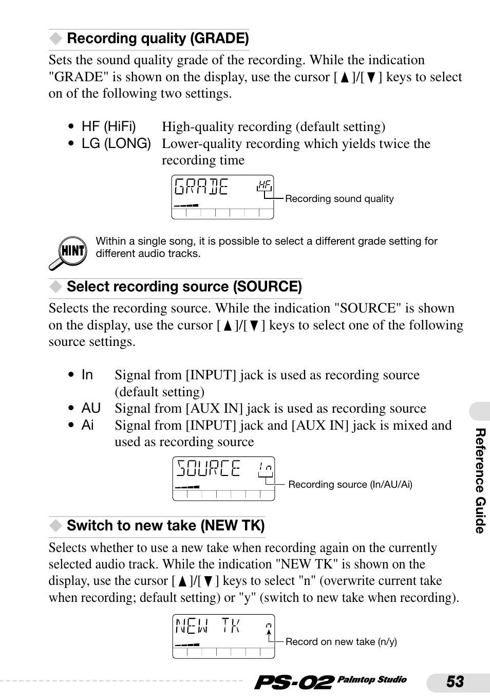 Zoom PS-02 User Manual | Page 53 / 88