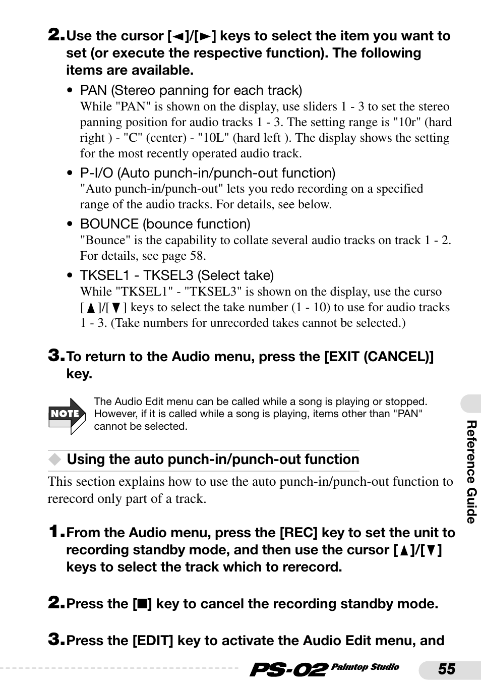 Zoom PS-02 User Manual | Page 55 / 88