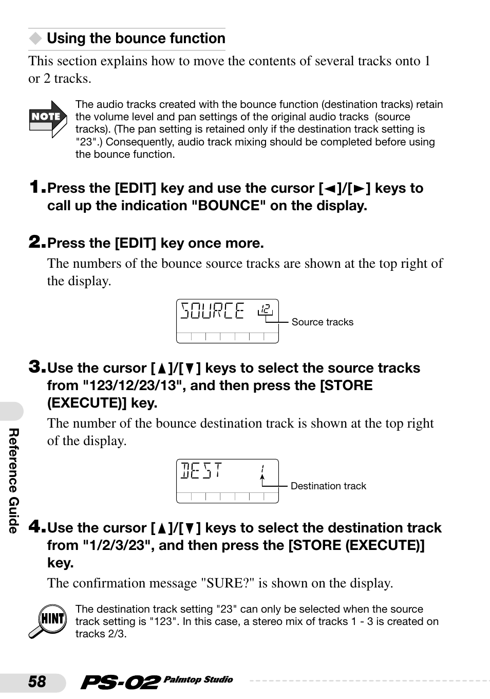 Zoom PS-02 User Manual | Page 58 / 88