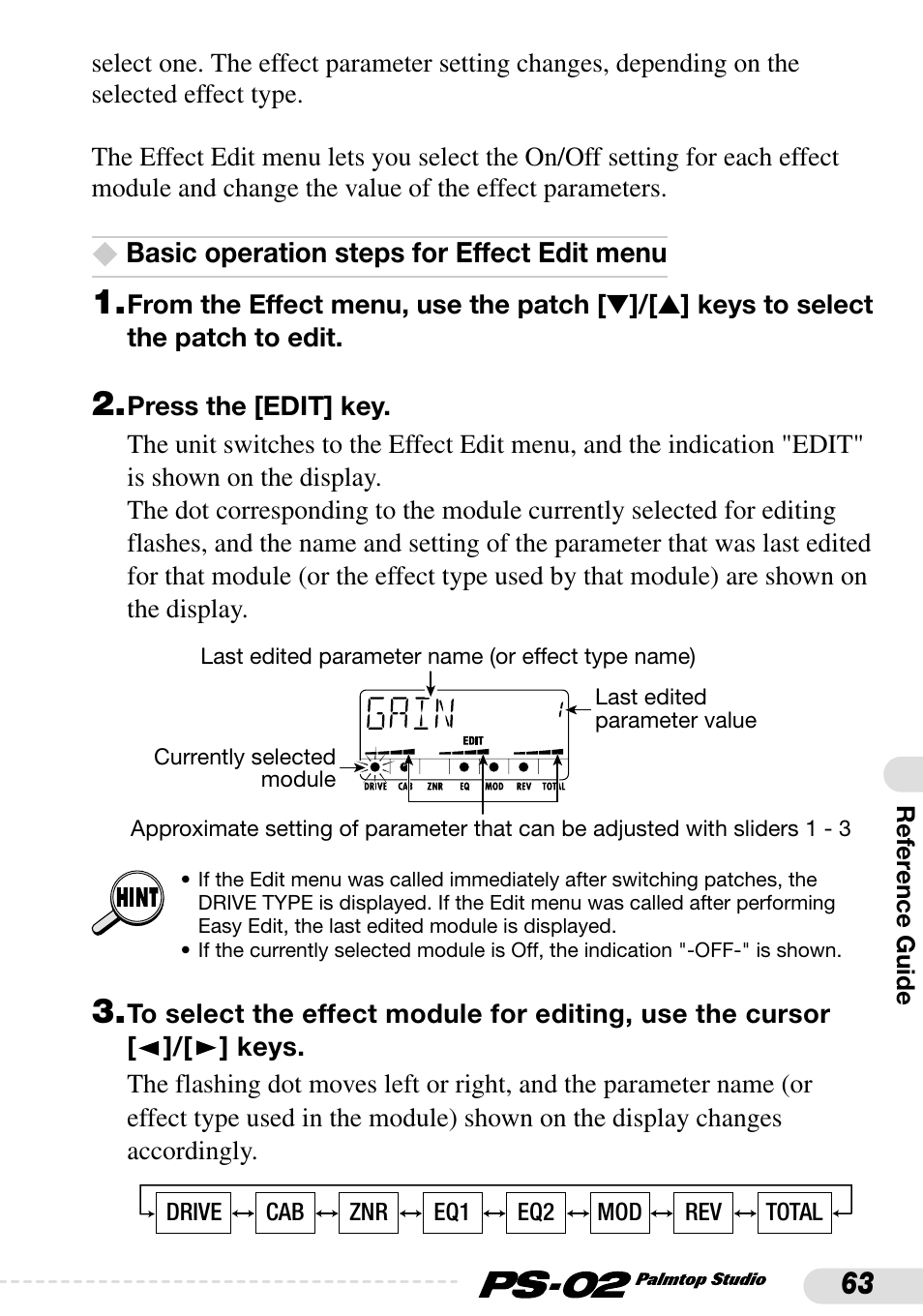 Zoom PS-02 User Manual | Page 63 / 88
