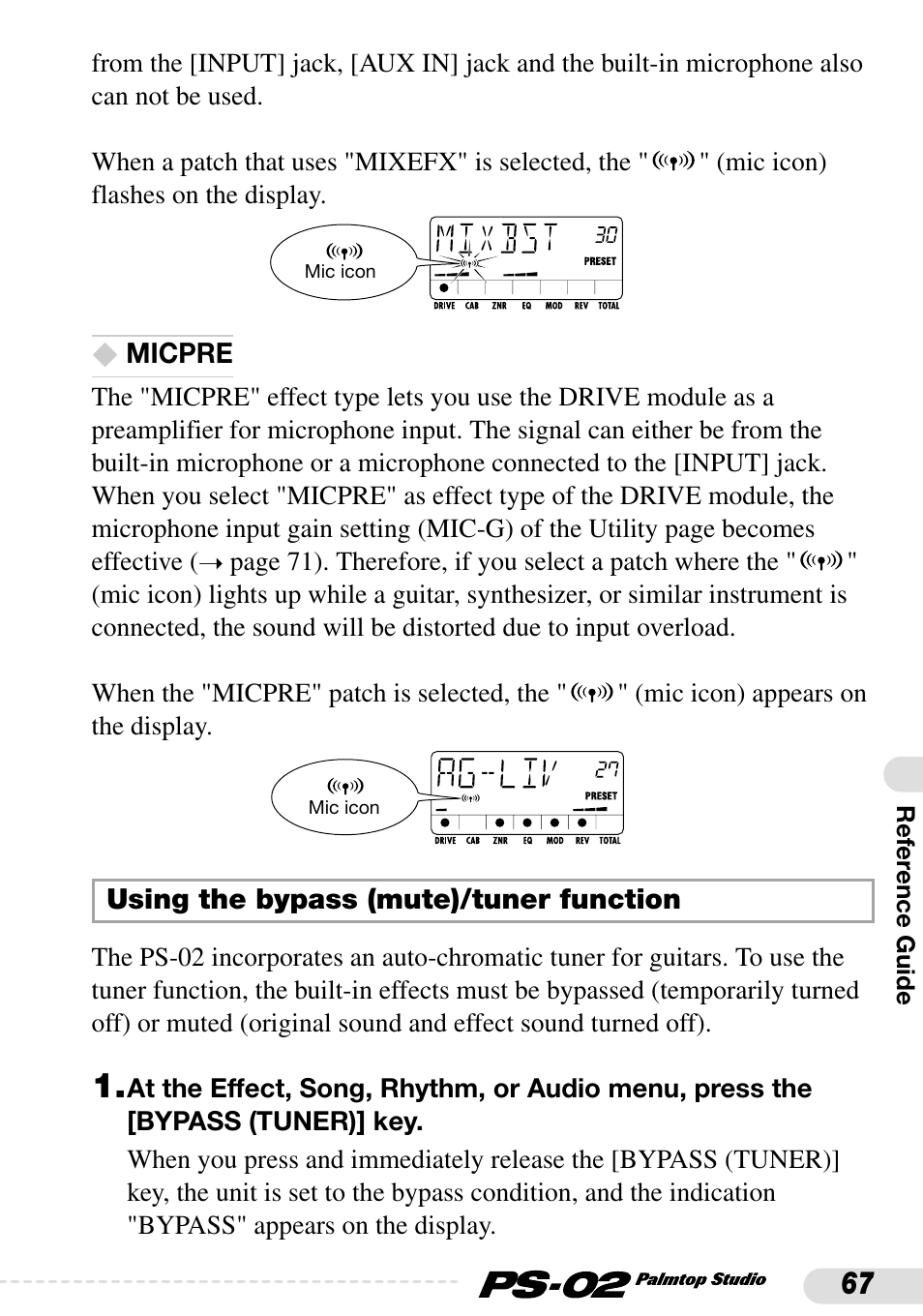 Zoom PS-02 User Manual | Page 67 / 88