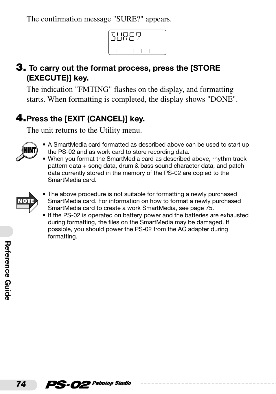 Zoom PS-02 User Manual | Page 74 / 88