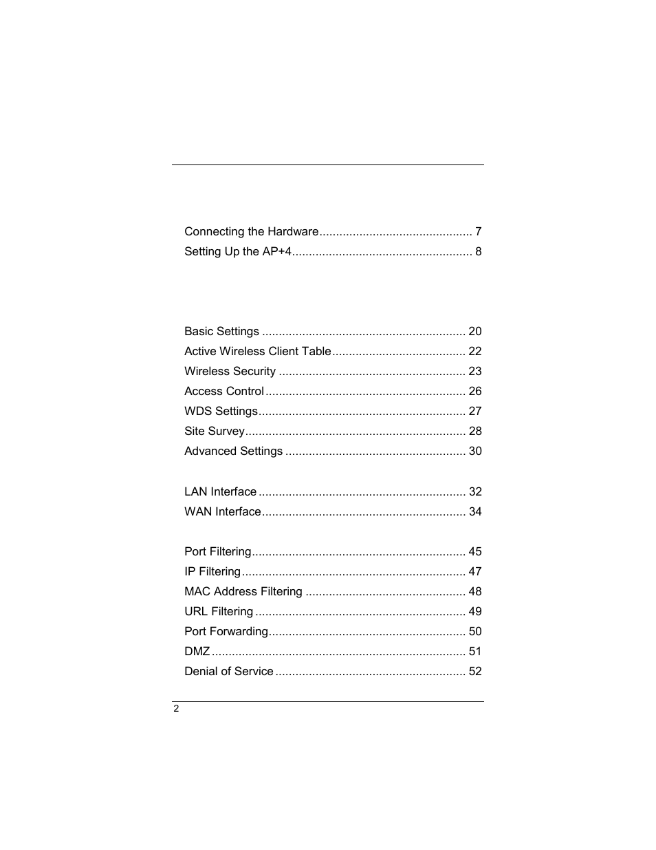 Zoom 4420-A User Manual | Page 2 / 81