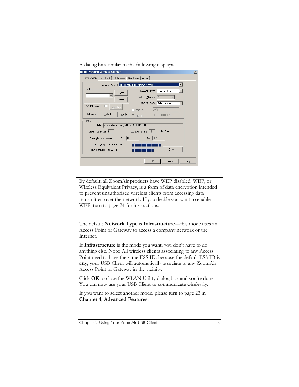 Zoom ZoomAir USB Client User Manual | Page 13 / 40