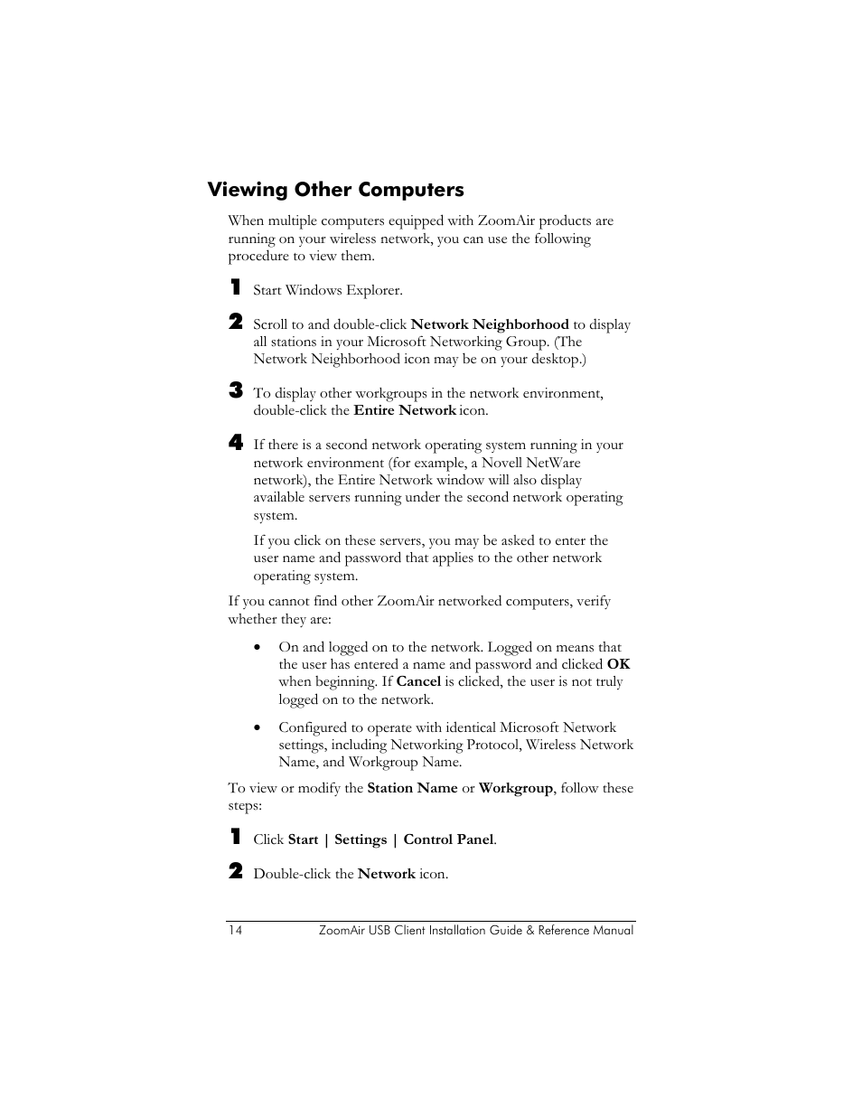 Viewing other computers, Iewing, Ther | Omputers | Zoom ZoomAir USB Client User Manual | Page 14 / 40