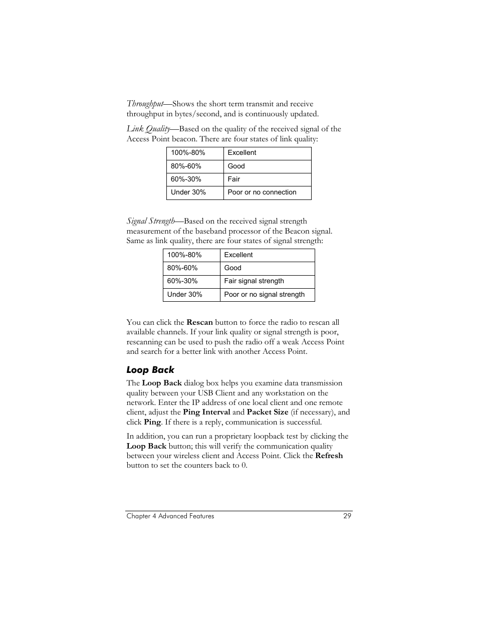 Loop back | Zoom ZoomAir USB Client User Manual | Page 29 / 40