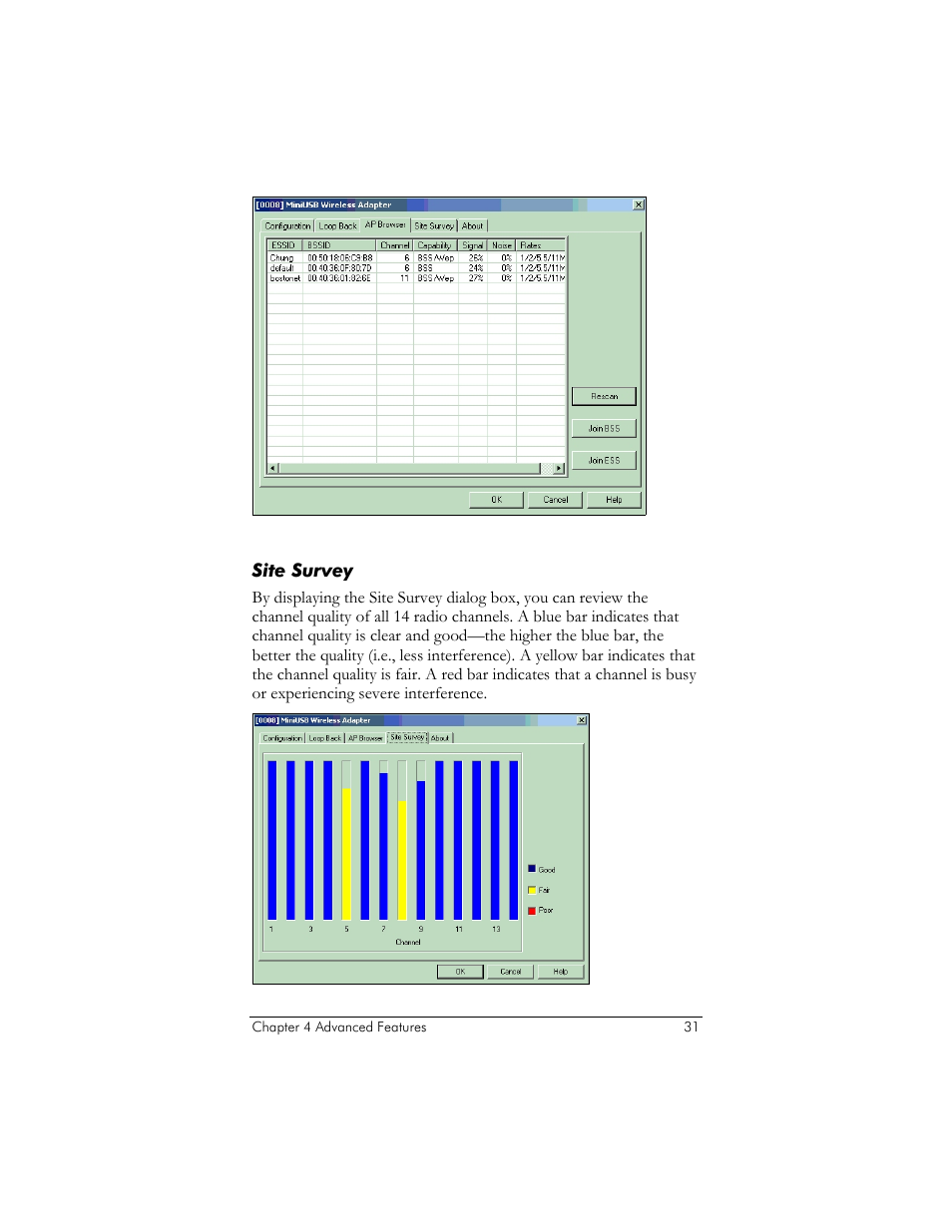 Site survey | Zoom ZoomAir USB Client User Manual | Page 31 / 40