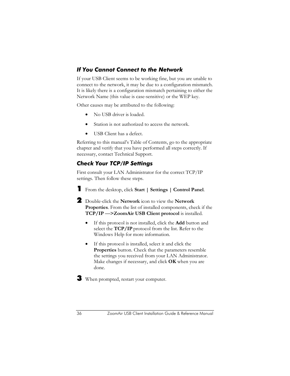 Zoom ZoomAir USB Client User Manual | Page 36 / 40