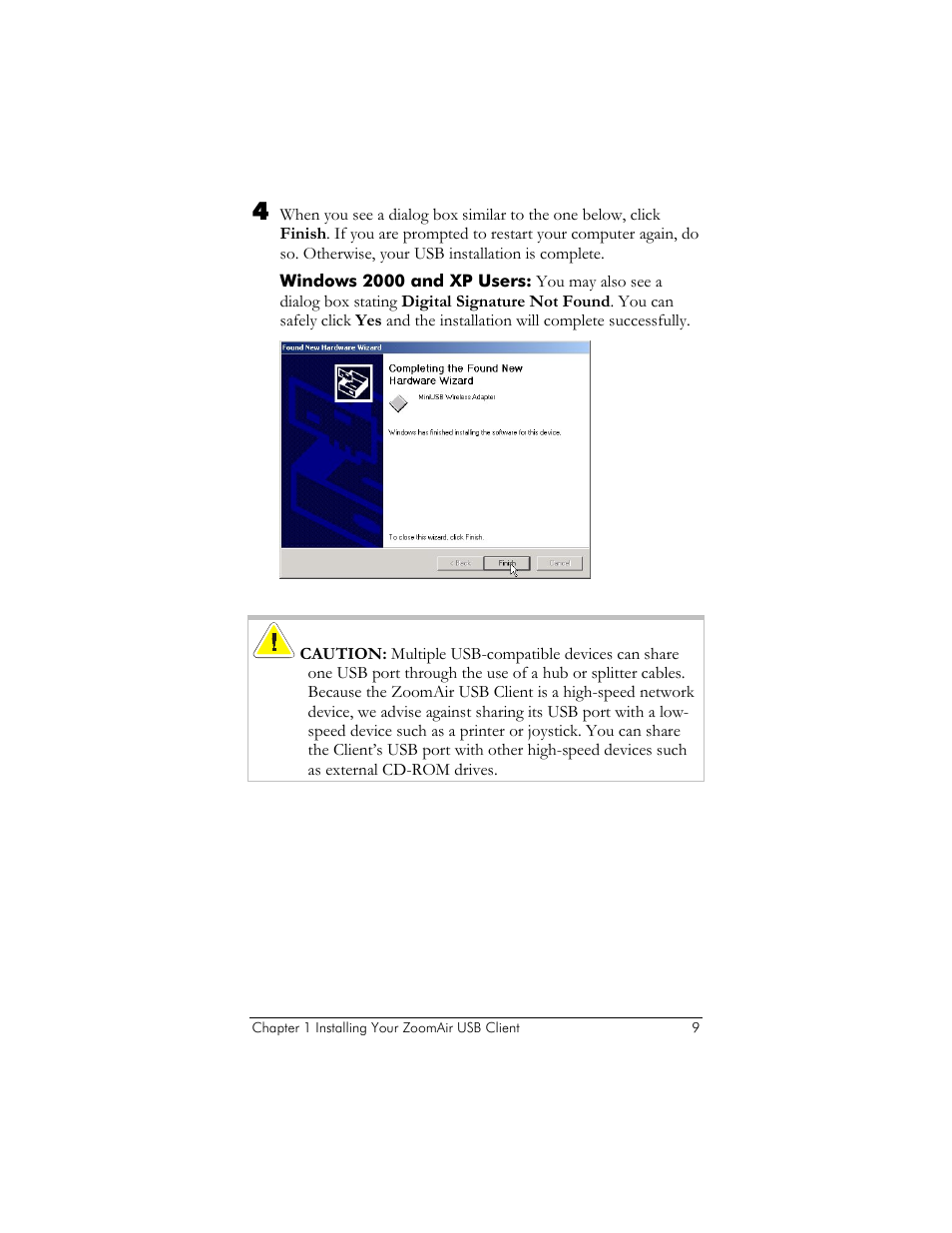 Zoom ZoomAir USB Client User Manual | Page 9 / 40