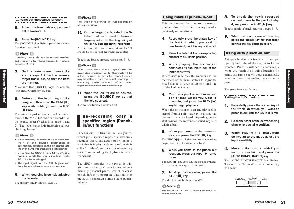 Zoom MRS-4 User Manual | Page 16 / 33